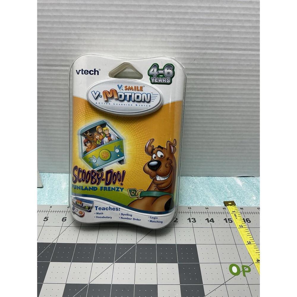 NEW Vtech V.Smile Motion Scooby-Doo! Funland Frenzy Teaches‎ Math Vocab Matching